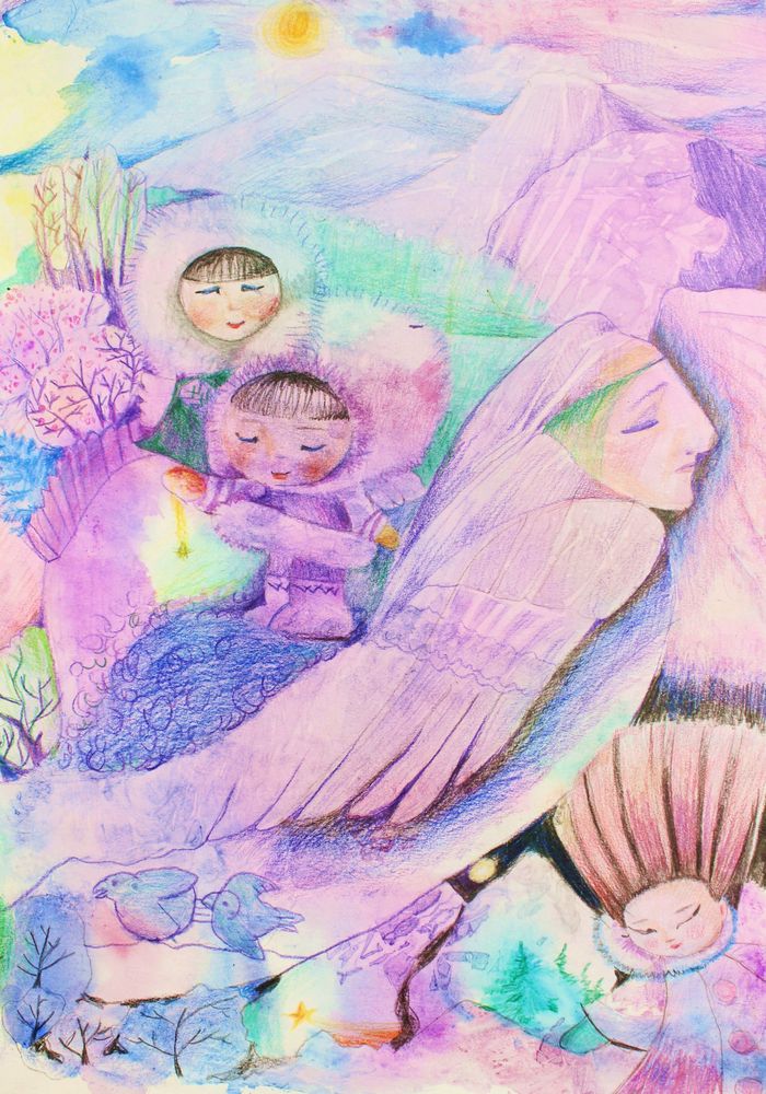 III место - Вяткина Ксения, 9 лет ЧУДО РОЖДЕСТВА