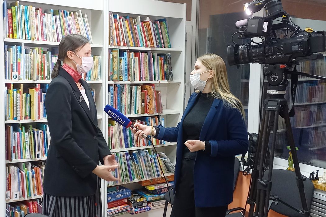 Интервью для СМИ, зав. ЦДБ А.П. Гребенщикова