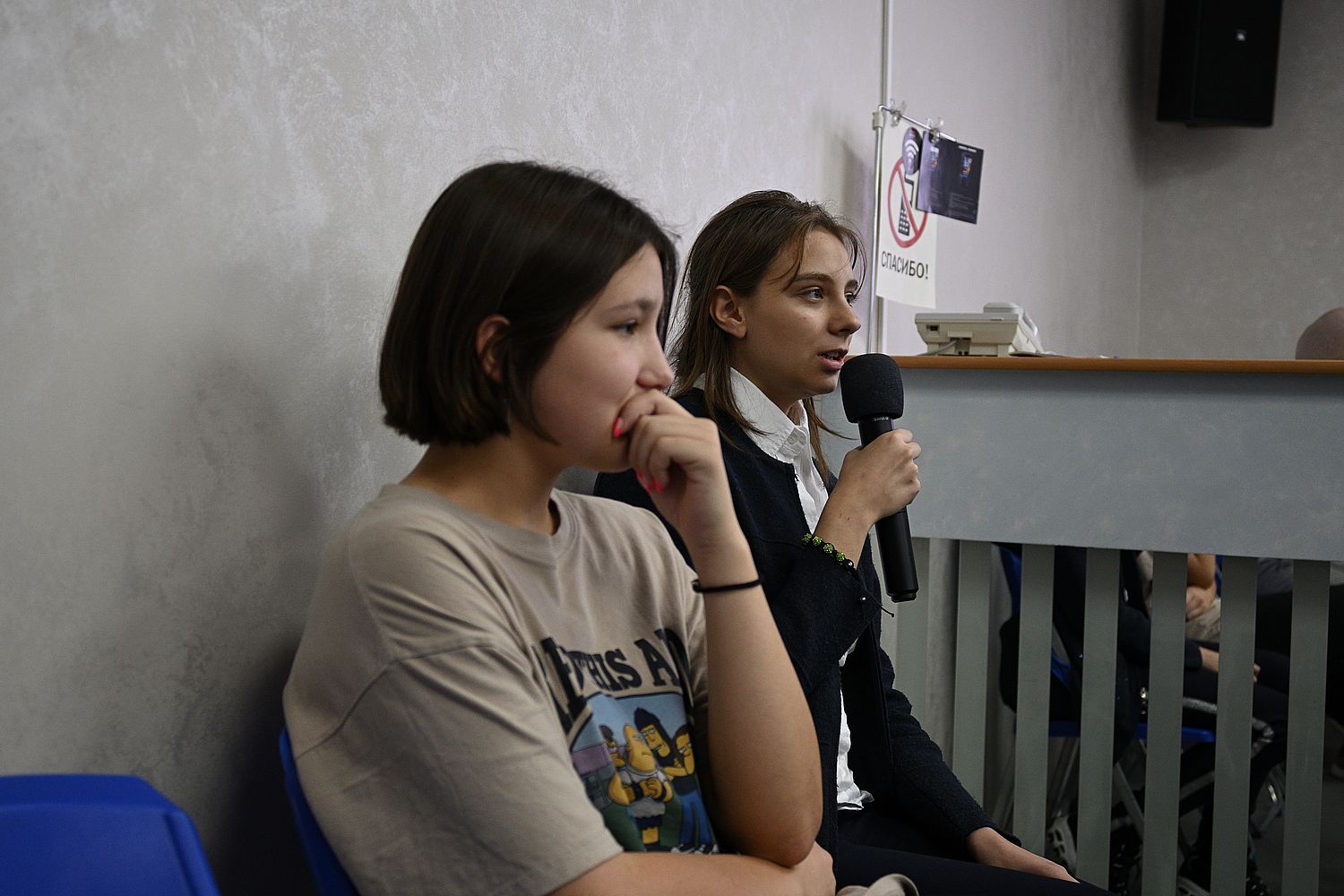 Участники активно включались в беседу