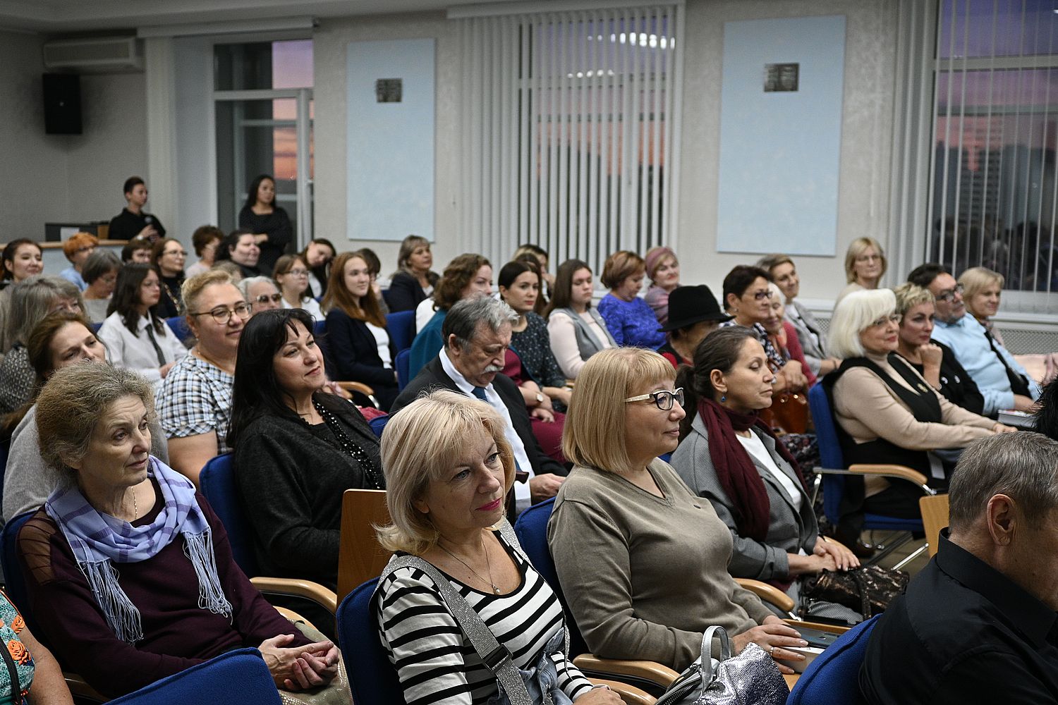 Участники литературной встречи