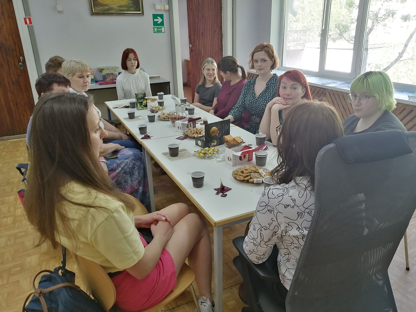 Волонтеры библиотеки. Чаепитие