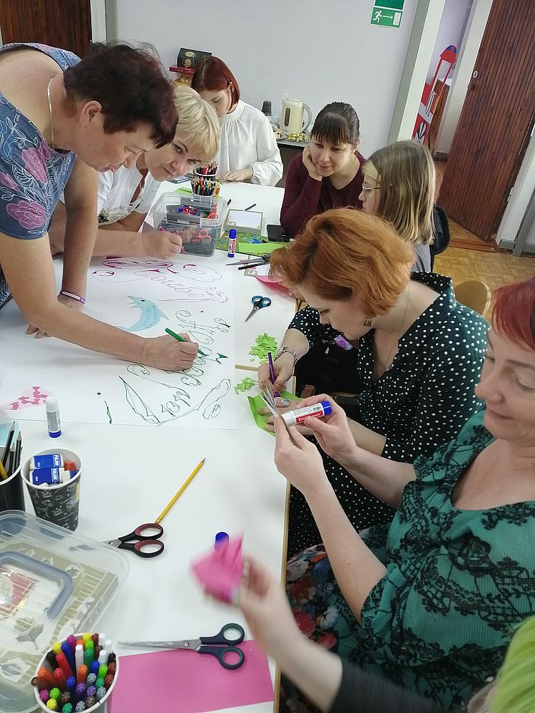 Волонтеры библиотеки. Чаепитие