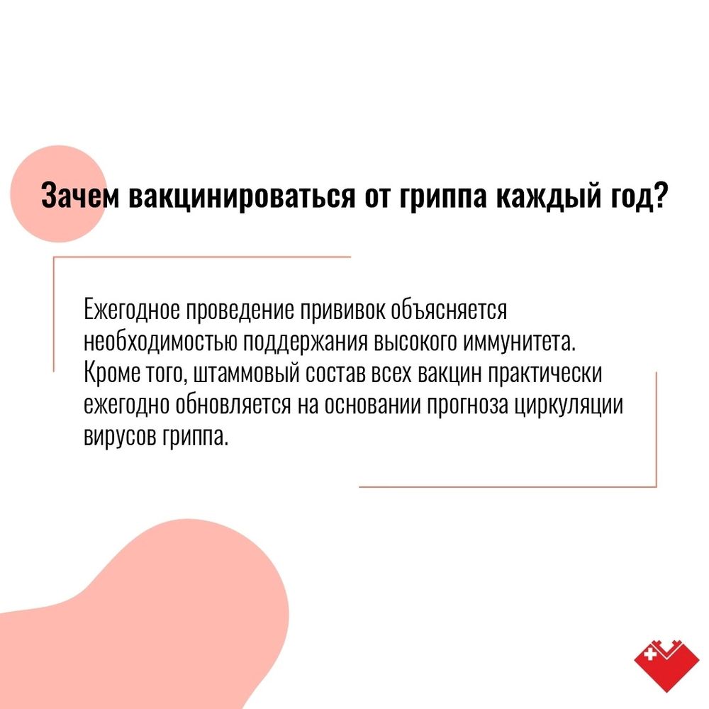 Карточки - Прививка от гриппа