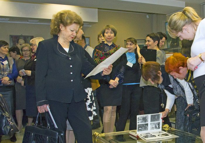 Cреди посетителей выставки