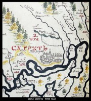 Карта Сургута XVI века