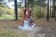 Скульптурная композиция в парке «За Саймой» 