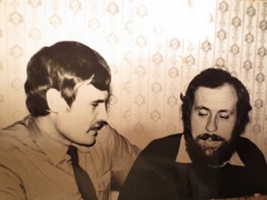 В. Латынин и П. Суханов 1980г. 